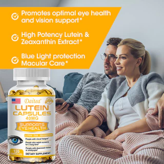 Daieta Lutein Capsules สารสกัดวิตามิน ช่วยปกป้องและรักษาการมองเห็นเพื่อสุขภาพสําหรับผู้ใหญ่