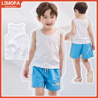 [Local Shipping] เสื้อแขนกุด ผ้าฝ้าย 100% ใส่สบาย สีขาว สําห…