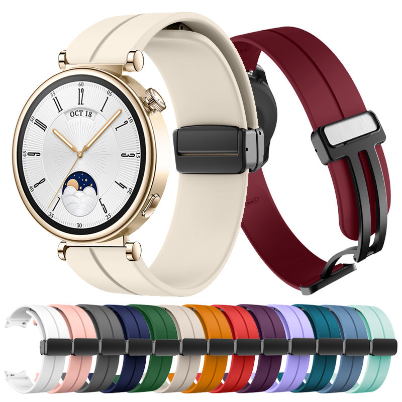 หัวเข็มขัดแม่เหล็ก Sport Band 18 มม. สายแม่เหล็กสําหรับ Huawei Watch GT5 GT4 41 มม.