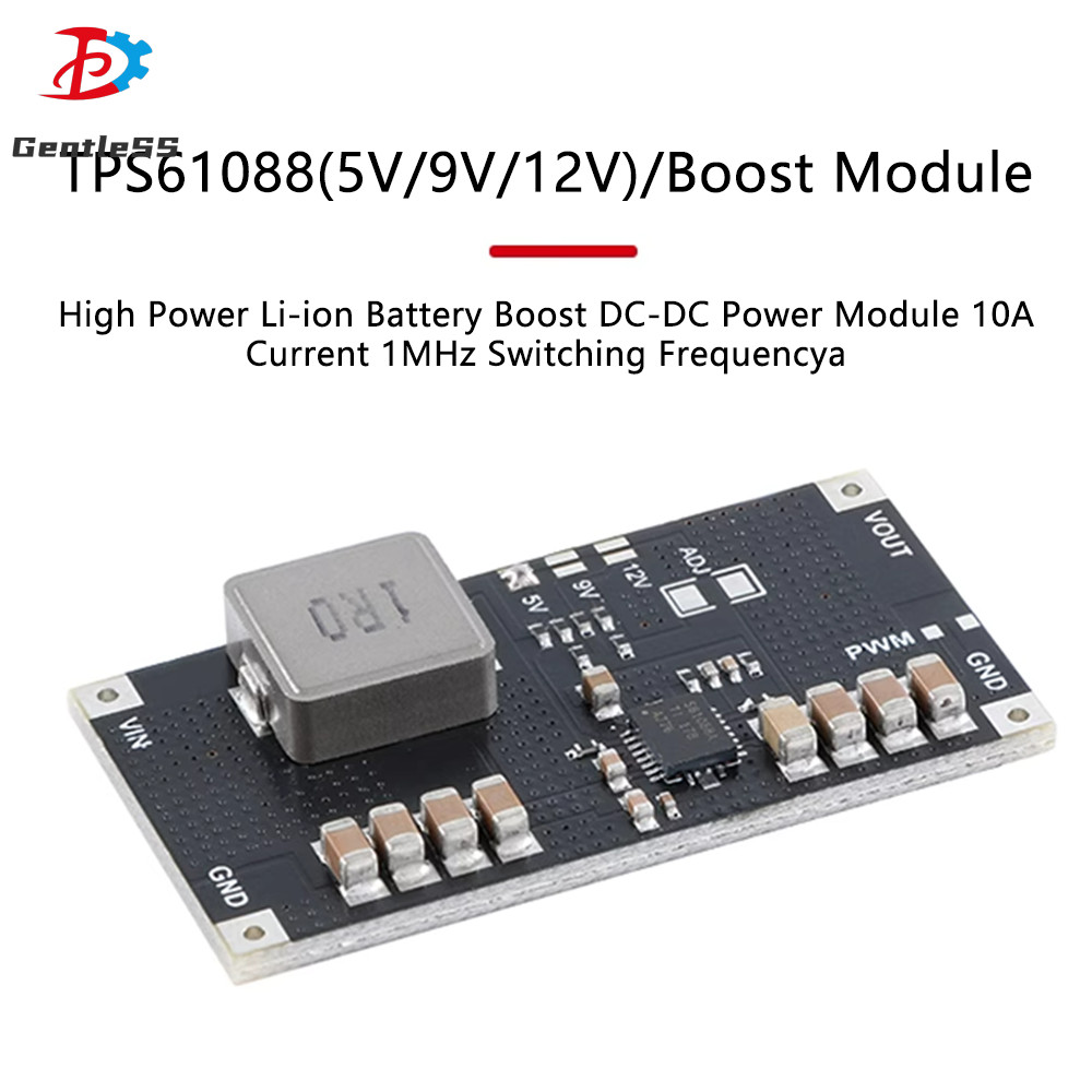 TPS61088 10A 5V/9V/12V Step-Up Switching Power Supply โมดูล 1MHz ความถี่การสลับ