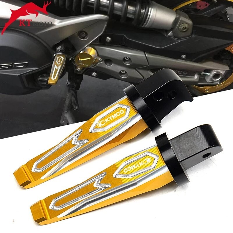 สําหรับ KYMCO AK550 AK 550 XCITING S400 XCITINGS400 2017-2022 อุปกรณ์เสริมรถจักรยานยนต์สกู๊ตเตอร์เท้