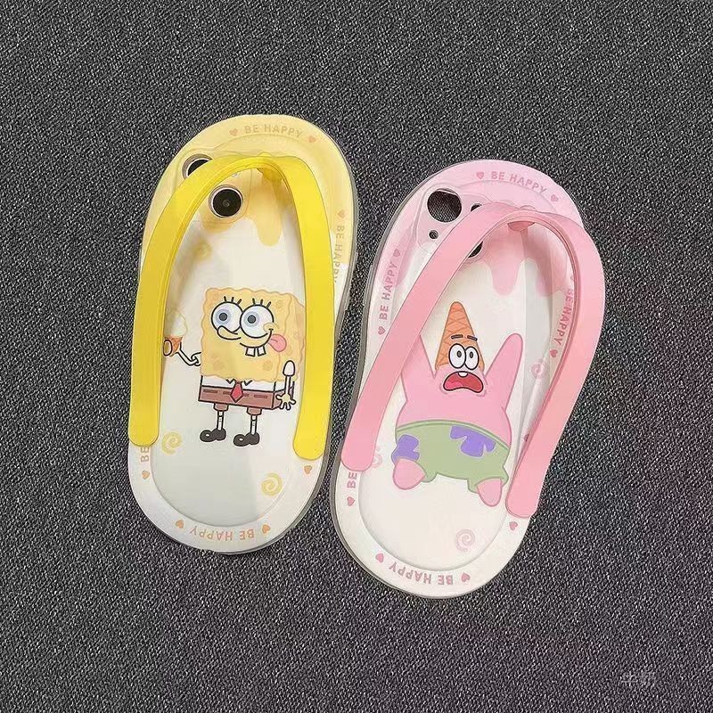 รองเท้าแตะ ตลกน่ารักและน่าสนใจเคสมือถือ1เคสนิ่มป้องกันการตกแบบรวมทุกอย่างสำหรับ iphone14/13/12/11/7/8P