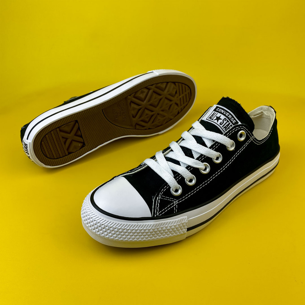 Converse All star Classic Black White Low  ลำลอง