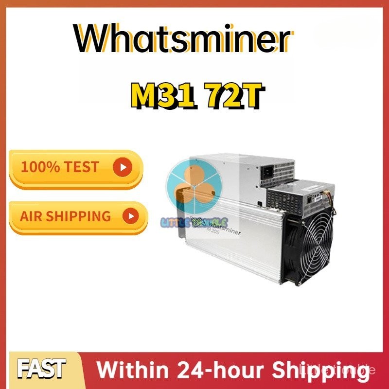 Whatsminer เครื่องขุดบิตคอยน์ M31 72T M20s BTC 65T 70T พร้อมพาวเวอร์ซัพพลาย M21S M20B M20C SHA-256 SML6