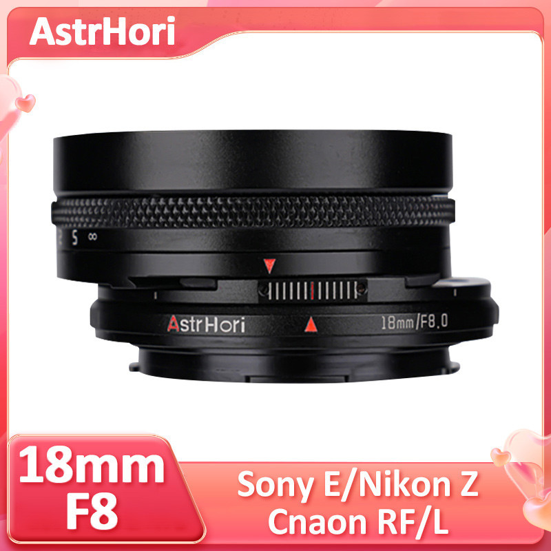 Astrhori 18mm F8 เลนส์กล้องมุมกว้าง สําหรับกล้องมิเรอร์เลส Sony E Canon RF Leica L Nikon Z