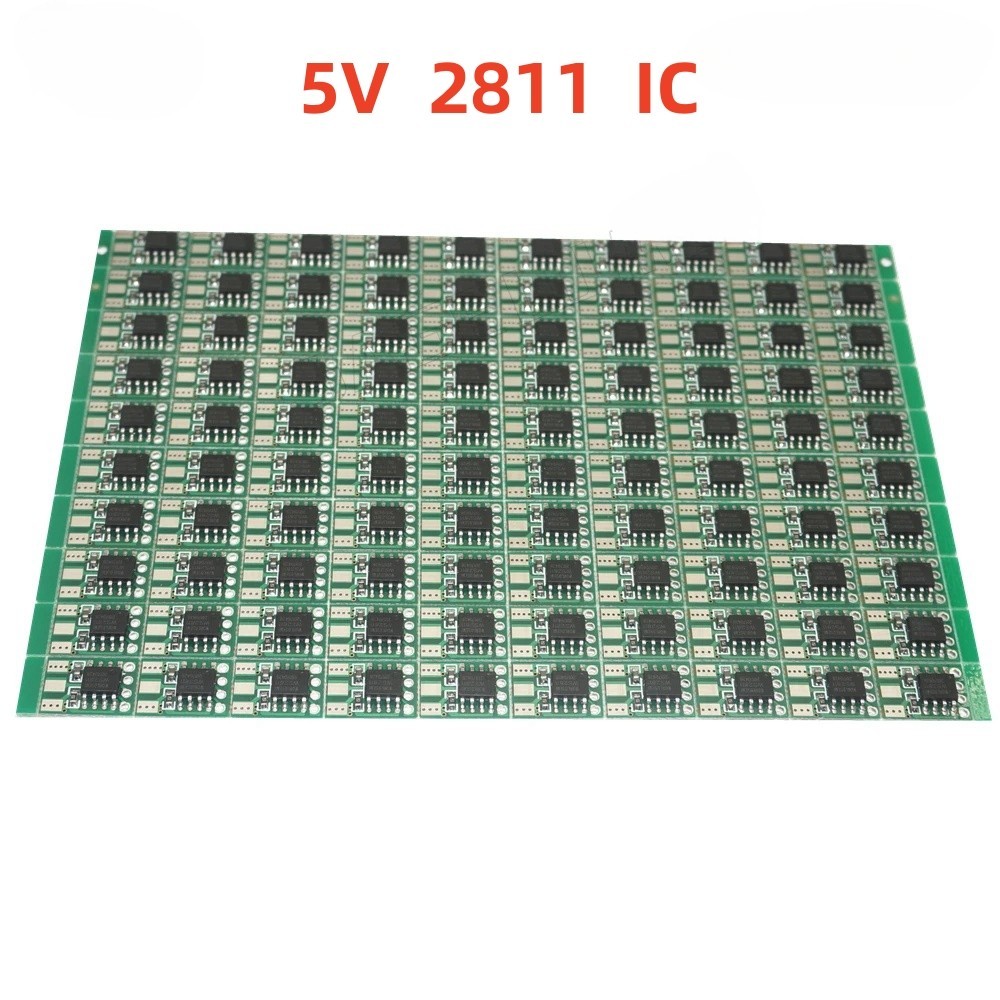 โมดูลชิปวงจรรวม led RGB DC5V WS2811 PCB WS2811 12 มม. 50-100 ชิ้น ต่อแพ็ค