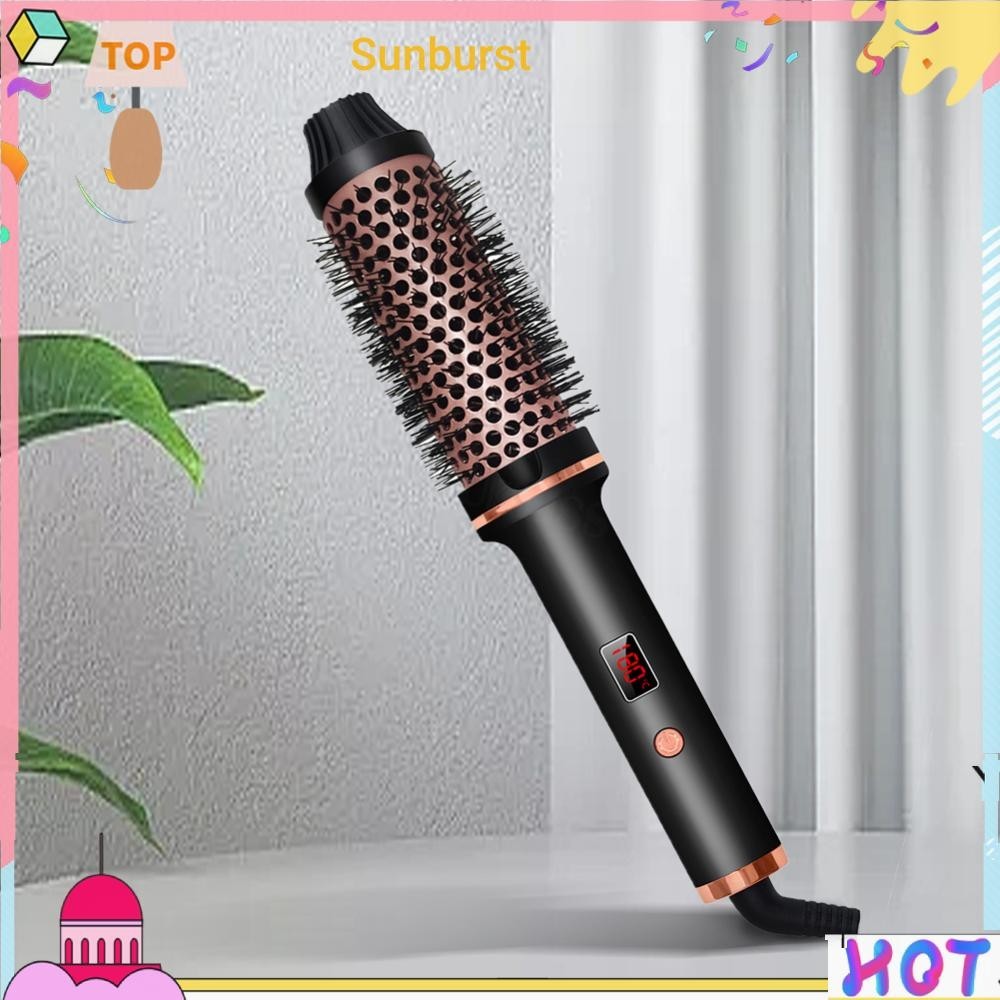 แปรงเหล็กดัดผม 5 อุณหภูมิ 60 นาที แบบพกพา สําหรับจัดแต่งทรงผม [Sunburst11.th]