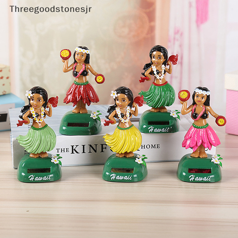 Tgst ของเล่นตุ๊กตาเต้นรํา พลังงานแสงอาทิตย์ สไตล์ฮาวาย สําหรับเด็กผู้หญิง JR