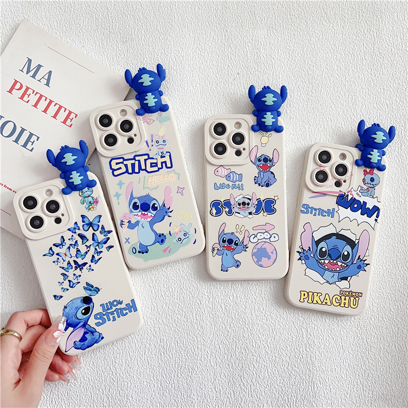 3D น่ารัก การ์ตูน เคส For Huawei Y7A Y6P 2020 P10 Plus P20 P30 P40 Pro เคสมือถือ Pupil Eye Carry A Doll Disney Soft TPU Case Cartoon Butterfly Planet Stitch Protective Cover