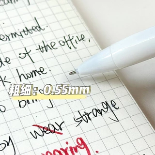 ปากกาเจลสีดํา 0.5 มม. เหมาะสําหรับลายการ์ตูนน่ารักของนักเรียน