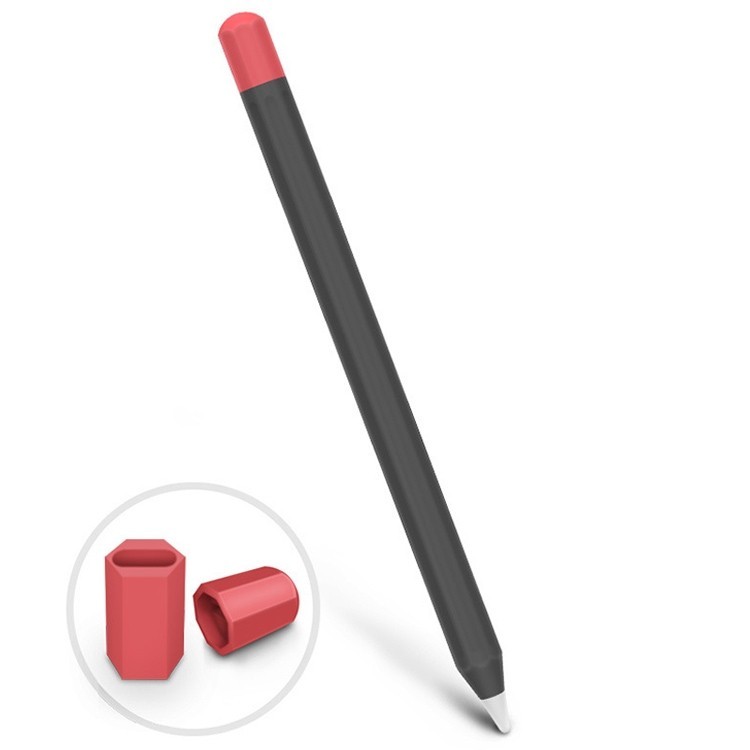 พร้อมส่ง เคสปากกาสไตลัส ซิลิโคน สีตัดกัน สําหรับ Apple Pencil 1