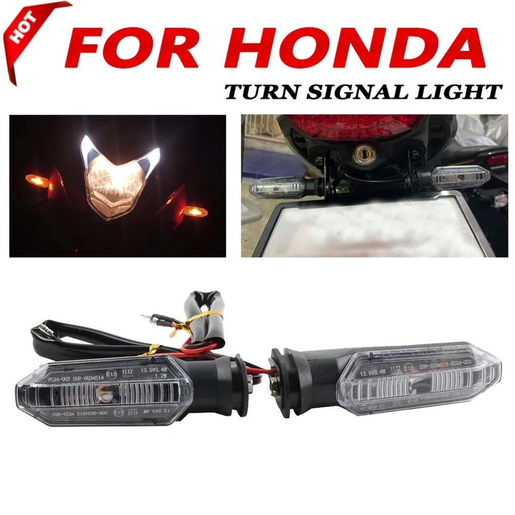 2ชิ้น for Honda ADV CBR CRF MSX CMX  Rebel ไฟเลี้ยว (ไฟเลี้ยวกระพริบ,ไฟเลี้ยววิ่ง)ทรงศูนย์ ไฟเลี้ยว