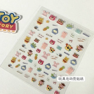 สติกเกอร์ ลาย Toy Story Pacha Dog Winnie The Pooh น่ารัก สําหรับติดตกแต่ง 1 แผ่น