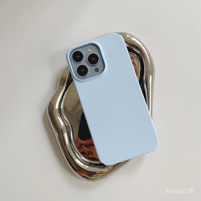 เคสโทรศัพท์มือถือแบบแข็ง ลายไอศกรีม สีฟ้า สําหรับ Iphone 14 13pro 12promax XXP7 - รูปที่ 3