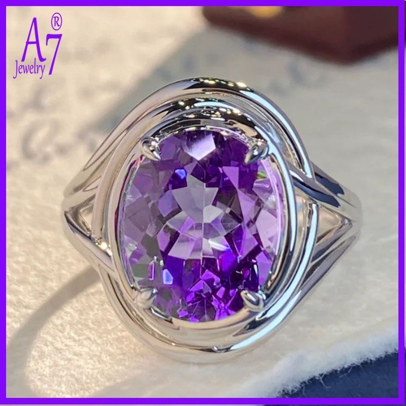 แหวนทอคริสตัลไขลานเทรนด์เครื่องประดับ Moissanite ที่เข้ากันทั้งหมด M3665