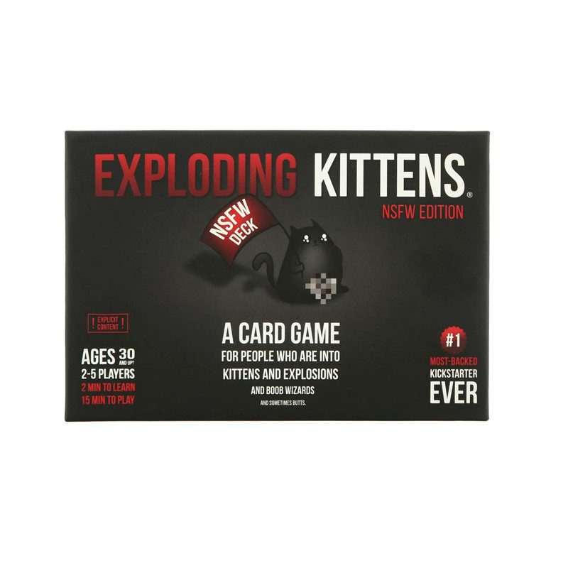 Exploding Kittens การ์ดเกมลูกแมวระเบิด NSFW Edition