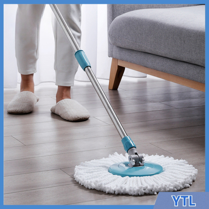 YTL ไม้ถูพื้น มีแบบพร้อมผ้า 1 ผืนหรือ 2 ผืน ไม้ม็อบ ไม้ถูพื้นด้ามสแตนเลส ไม้ถูพื้นหมุนได้ 360 องศา รุ่น