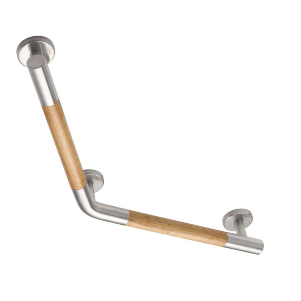 LOCAL789 Verno ราวทรงตัวรูปตัว V รุ่น PQS-HT07 ขนาด 43x43 ซม หนา 32 มม. ไม้สน ร้านอยู่ในไทย