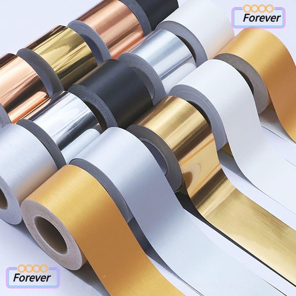 Forever สติกเกอร์วอลเปเปอร์ PVC กันน้ํา มีกาวในตัว 10 เมตร ต่อม้วน สําหรับติดขอบประตู หน้าต่าง