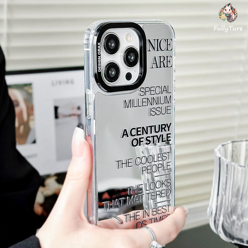 เคสโทรศัพท์มือถือแบบกระจก หนา กันกระแทก คุณภาพสูง สําหรับ Iphone 13 12 11 XR