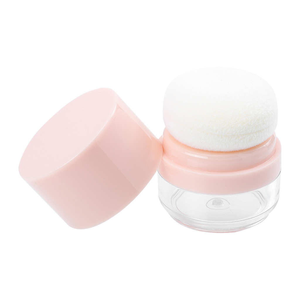 Compact Powder Container เครื่องสําอางแบบพกพาหลวมคอนเทนเนอร์ Travel Case Storage แต่งหน้า yuanjingyouzhang