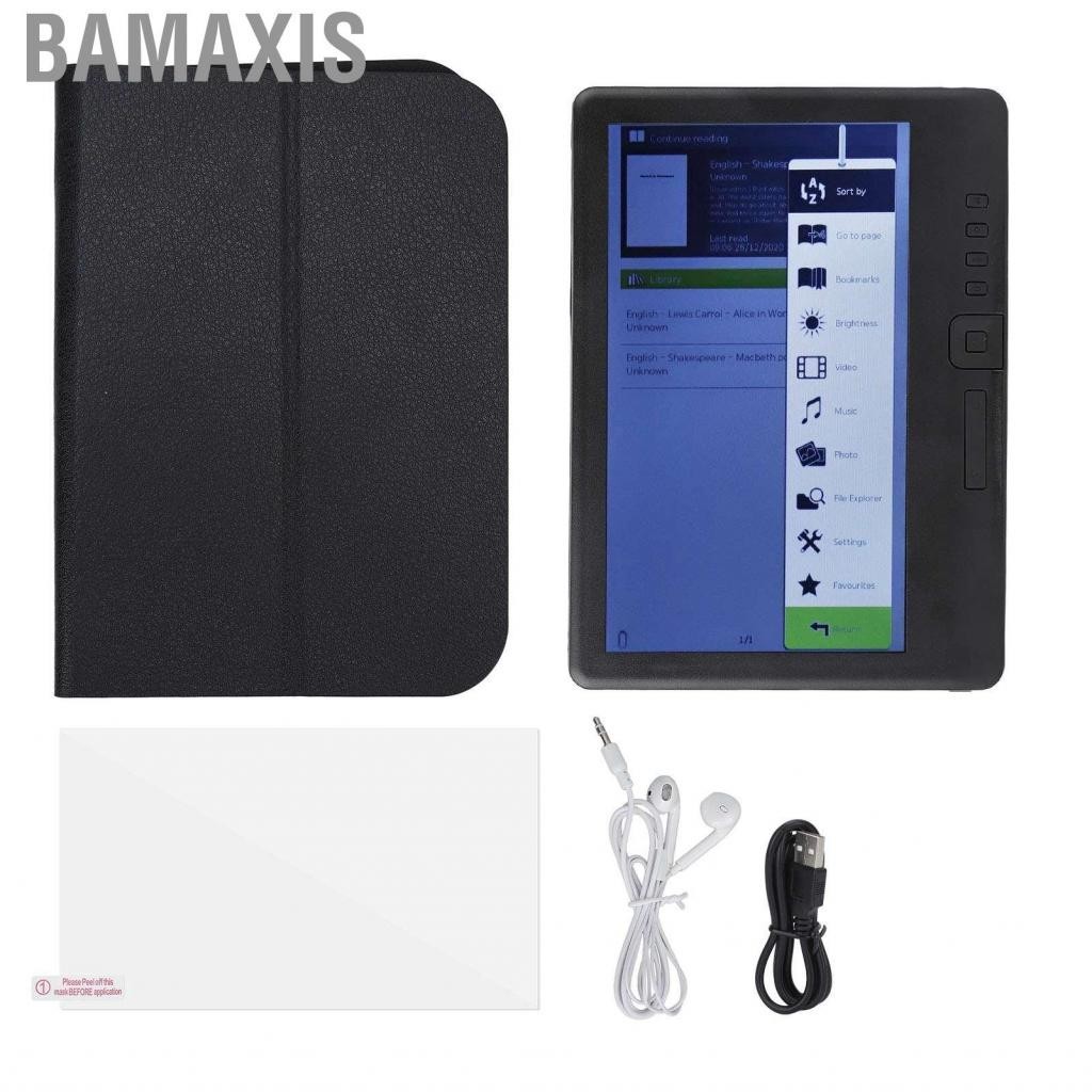 Bamaxis จอแสดงผล LCD ขนาด 7 นิ้ว TFT Ebook Reader ความละเอียด 800x480 Digital E-Reader