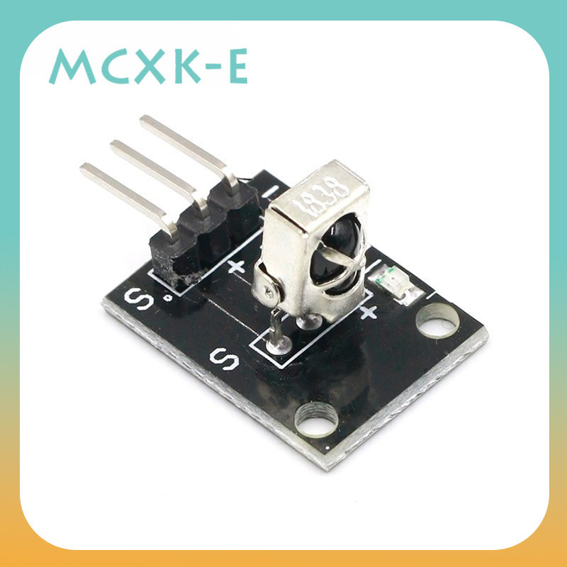 Mcxk-e โมดูลรับสัญญาณเซนเซอร์อินฟราเรด 3pin KY-022 TL1838 VS1838B HX1838 สําหรับ Arduino