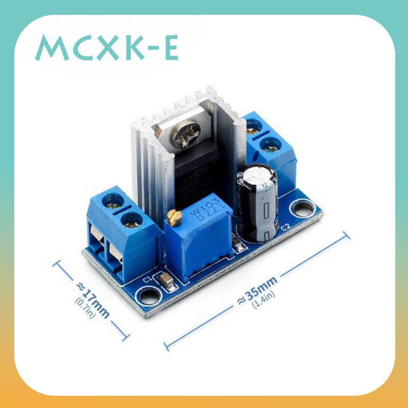 Lm317 บอร์ดโมดูลควบคุมแรงดันไฟฟ้า LM317 DC-DC ปรับได้
