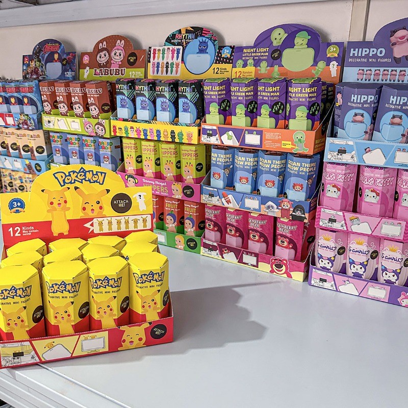 Sanrio Sonny Angel กล่องตาบอด Stitch Angel Kuromi Pikachu Crayon Shin Labub Surprise กล่องรูปคุณภาพสูงคริสต์มาสของขวัญของเล่น