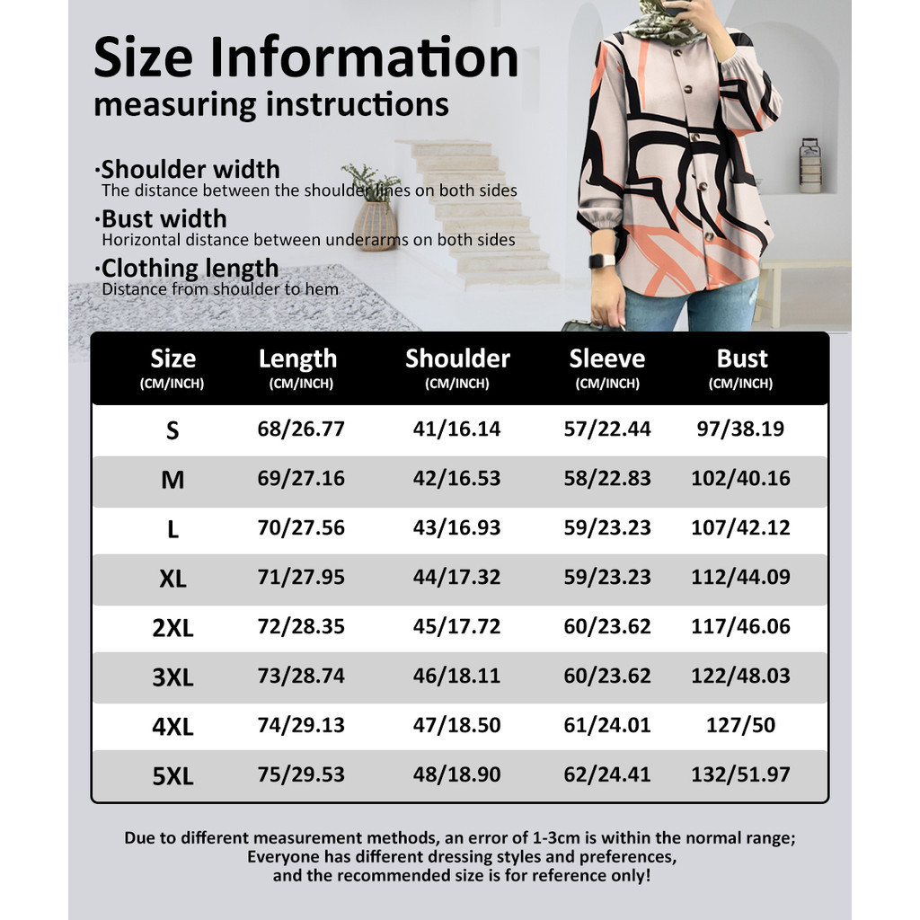 2024 Baju เสื้อผ้ามุสลิม plus ขนาด Baju Raya Vintage ดอกไม้ Muslimah เสื้อ Baju Muslimah เสื้อสไตล์ elegant เสื้อ Muslimah