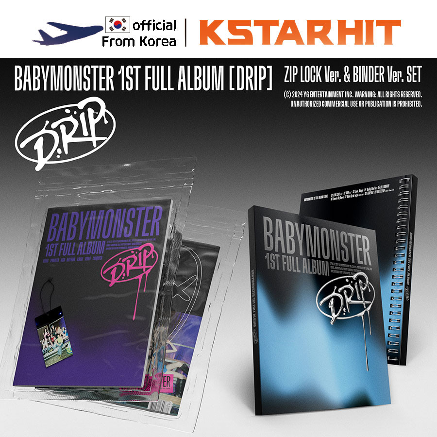 (+POB) BABYMONSTER - DRIP (1st FULL ALBUM)