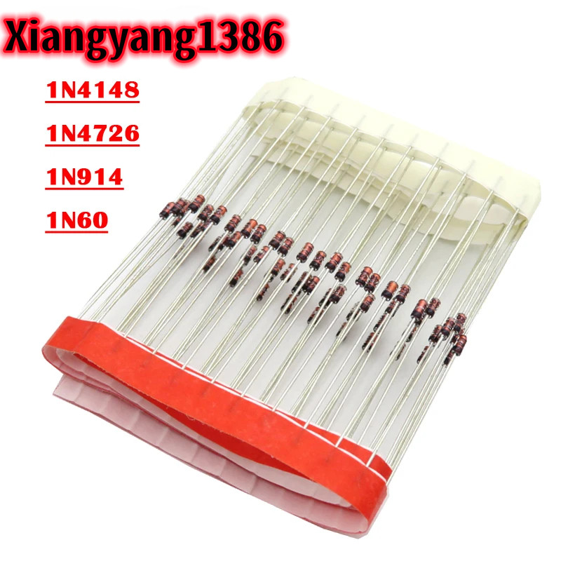 100PCS 1N4148 IN4148 1N4726 1N914 1N60 DB3 ไดโอด-วัตถุประสงค์ทั่วไปสวิทช์ไดโอดใหม่