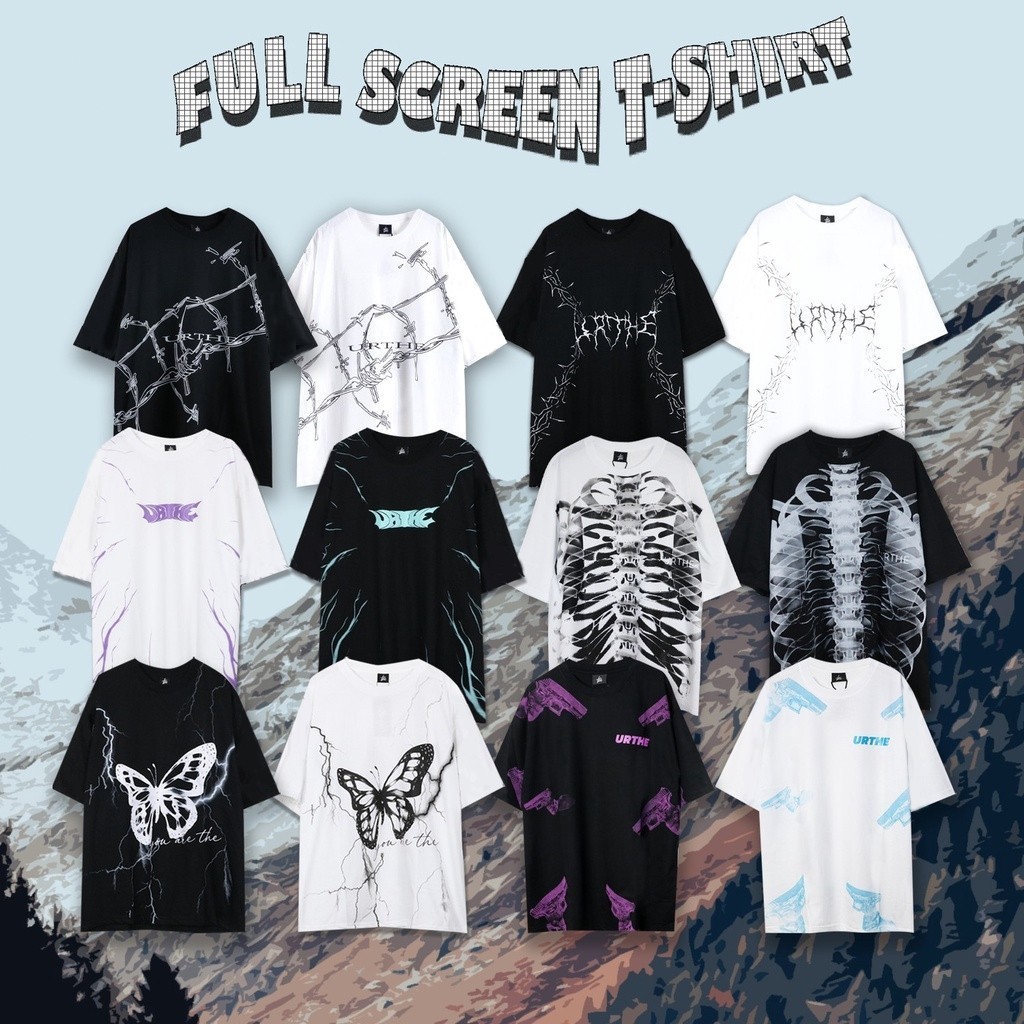 @chiclen@ SHOP - เสื้อยืดรุ่น OVER-PRINTED 10.10-7=4