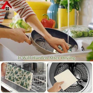 4/5/6/8/12 ชิ้น ผ้าฟองน้ำ ผ้าฟองน้ำอเนกประสงค์ เซลลูโลส Sponge Cloth ผ้าเช็ดทำความสะอาด Swedish Dishcloths สวีเดนผ้าเช็ดจานสําหรับห้องครัวนํามาใช้ใหม่ครัวจานผ้าขนหนูดูดซับผ้าเช็ดจานครัวล้างทําความสะอาดได้ เศษผ้า นุ่มเซลลูโลสฟองน้ําผ้า