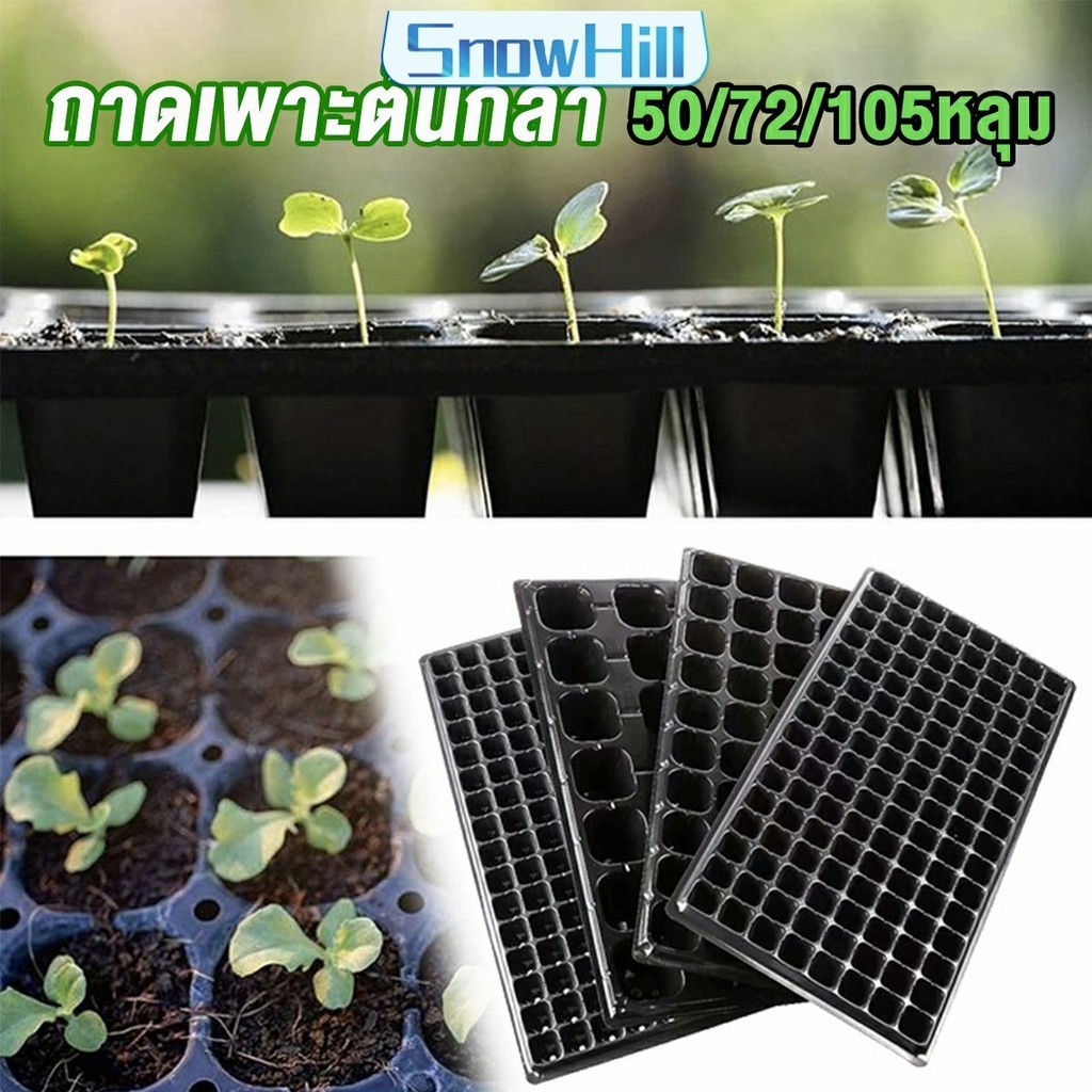S.H ถาดเพาะต้นกล้า  ถาดเพาะชำ ถาดเพาะเมล็ด ใช้ซ้ำได้ Seedling Tray