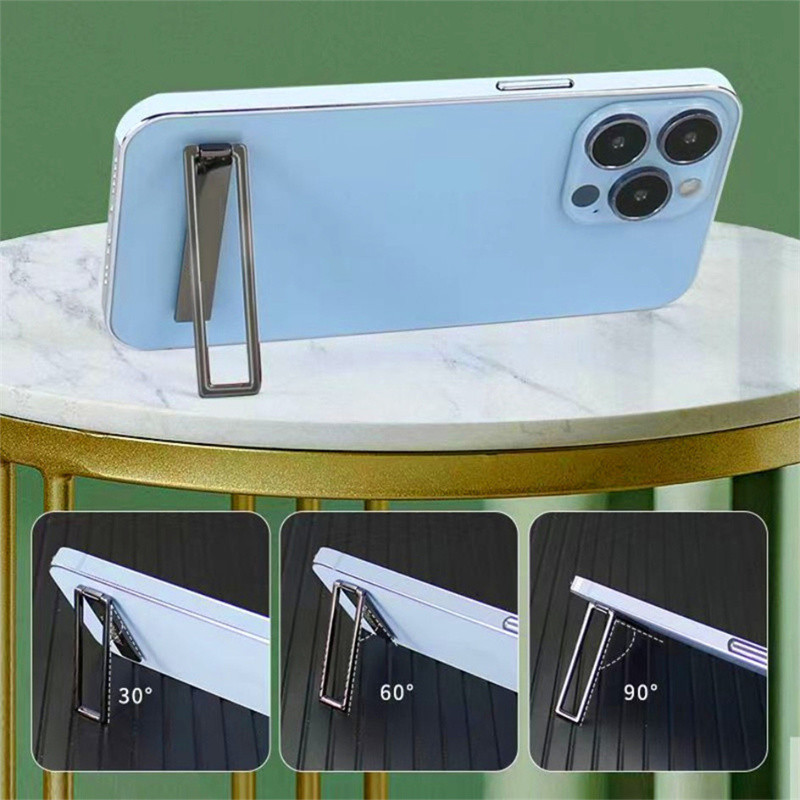 360°ที่วางโทรศัพท์ตั้งโต๊ะ อลูมิเนียม หมุนได้ เข้ากันได้กับ iPhone & Android โทรศัพท์ – มองไม่เห็น, มีกาวในตัว – ขาตั้งโทรศัพท์มือถือแท็บเล็ต แบบสากล ราคา ถูกที่สุด โปรบีเคเค