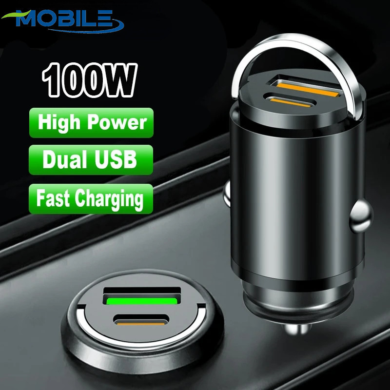 [ Featured ] อะแดปเตอร์ชาร์จโทรศัพท์มือถือ 30W 100W 200W - พอร์ต USB คู่ - QC3.0 PD30W ชาร์จเร็ว - Type-C