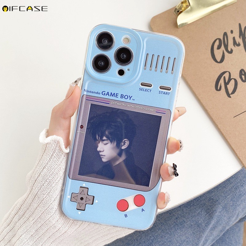 สําหรับ Xiaomi 14T Poco C40 F5 F2 X4 X3 Pro F4 F3 GT NFC X2 M4 M2 Civi 2 เคสโทรศัพท์ตลกเกมคอนโซลใส่การ์ดกรอบรูปสร้างสรรค์น่ารักโปร่งใสนุ่มกรณีฝาครอบ