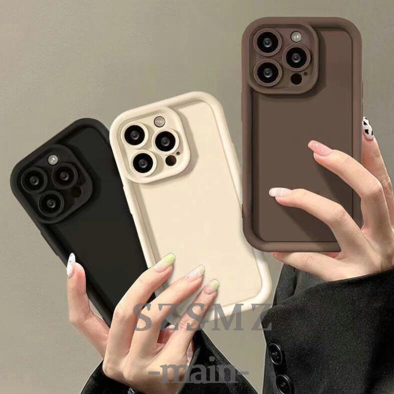 JG| เคส สำหรับ Samsung Galaxy J7 Prime A02 A02S A03S A03 A04 A04S A05 A05S A10S A11 A12 A13 A14 A15 A16 A20 A30 A20S A21S Thickened Edge Non-Slip Simple Matte Silicone Soft Phone Case