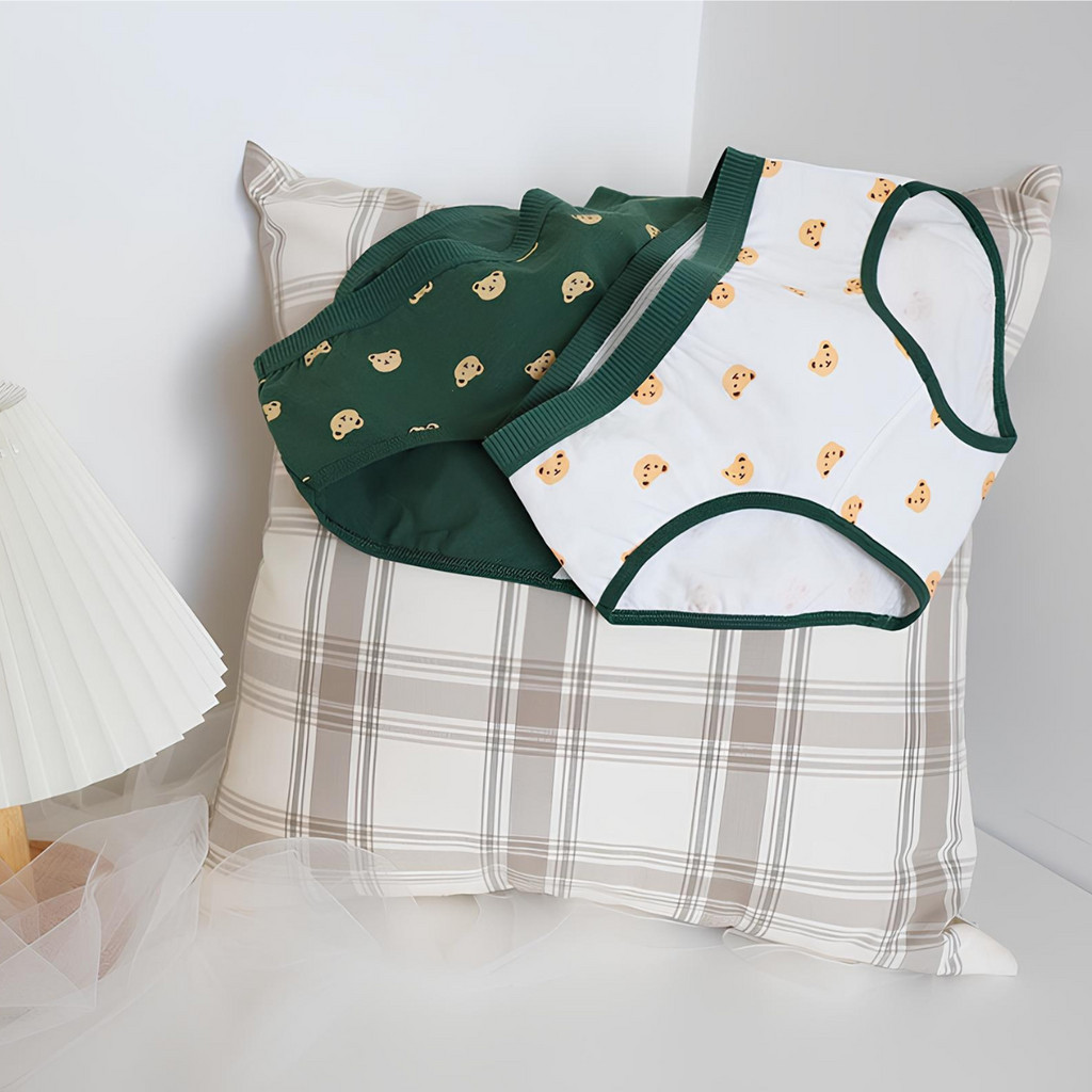 💓พร้อมส่ง💓กางเกงชั้นในผู้หญิง ผ้าฝ้าย สไตล์เกาหลี ลายการ์ตูนน่ารักๆ ราคาถูก Size L-XL - รูปที่ 6