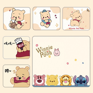 แผ่นรองเมาส์ ลายการ์ตูนหมีพูห์น่ารัก ขนาด 22x18 ซม. แบบพกพา …