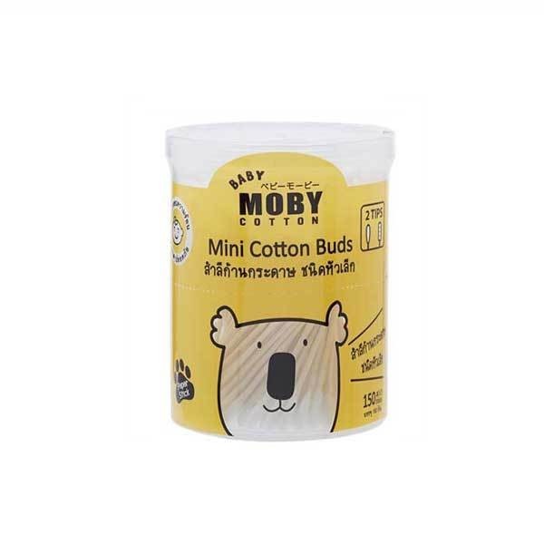 เบบี้ โมบี้ Moby สำลี สำลีก้านหัวเล็ก สำลีก้านหัวใหญ่ คอตตอนบัต รีฟิวคอตตอนบัต ราคา ถูกที่สุด ดีลบีเคเค แกลเลอรีภาพที่ 2