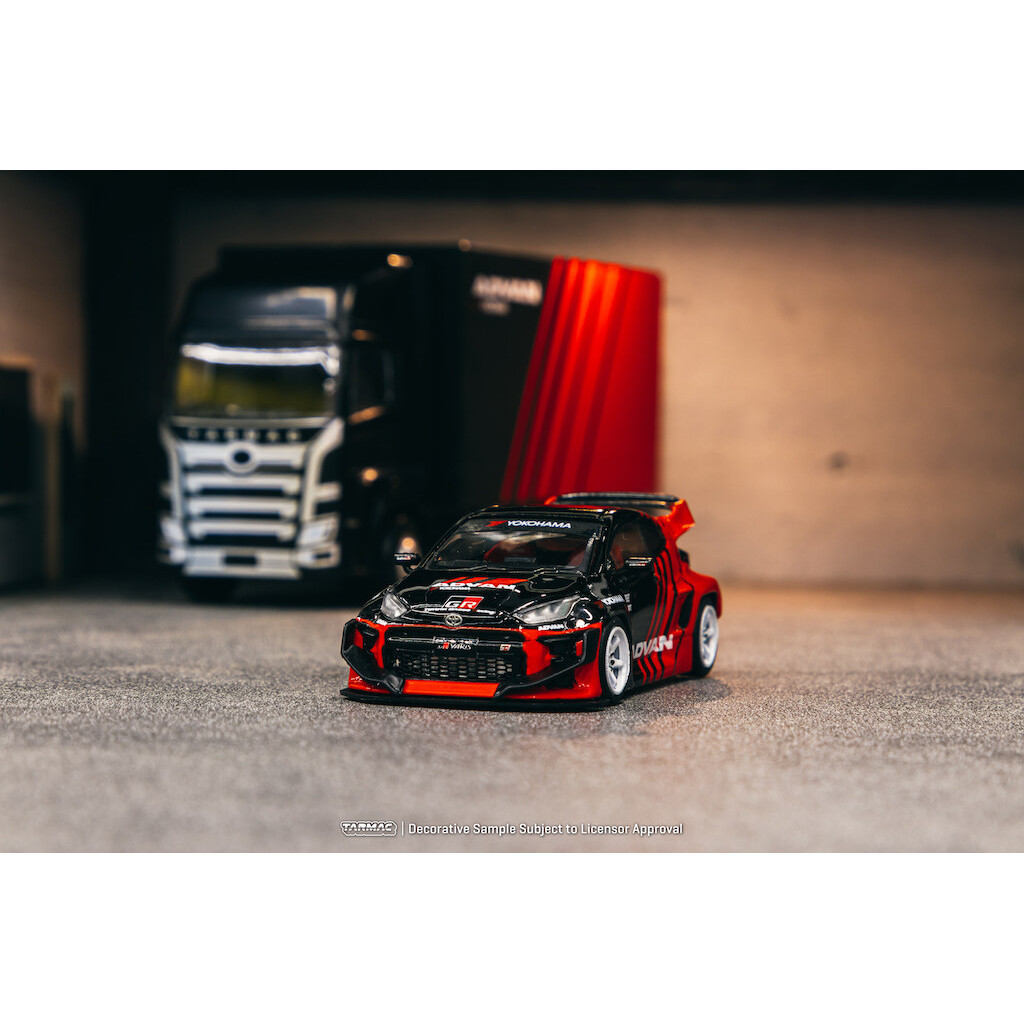 Tarmac Works 1/64 HOBBY64 Pandem Yaris ADVAN T64-080-ADV