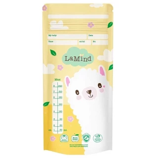 [1 กล่อง] Lamind ละมาย ถุงเก็บน้ำนมแม่ ขนาด (5oz) (8oz)