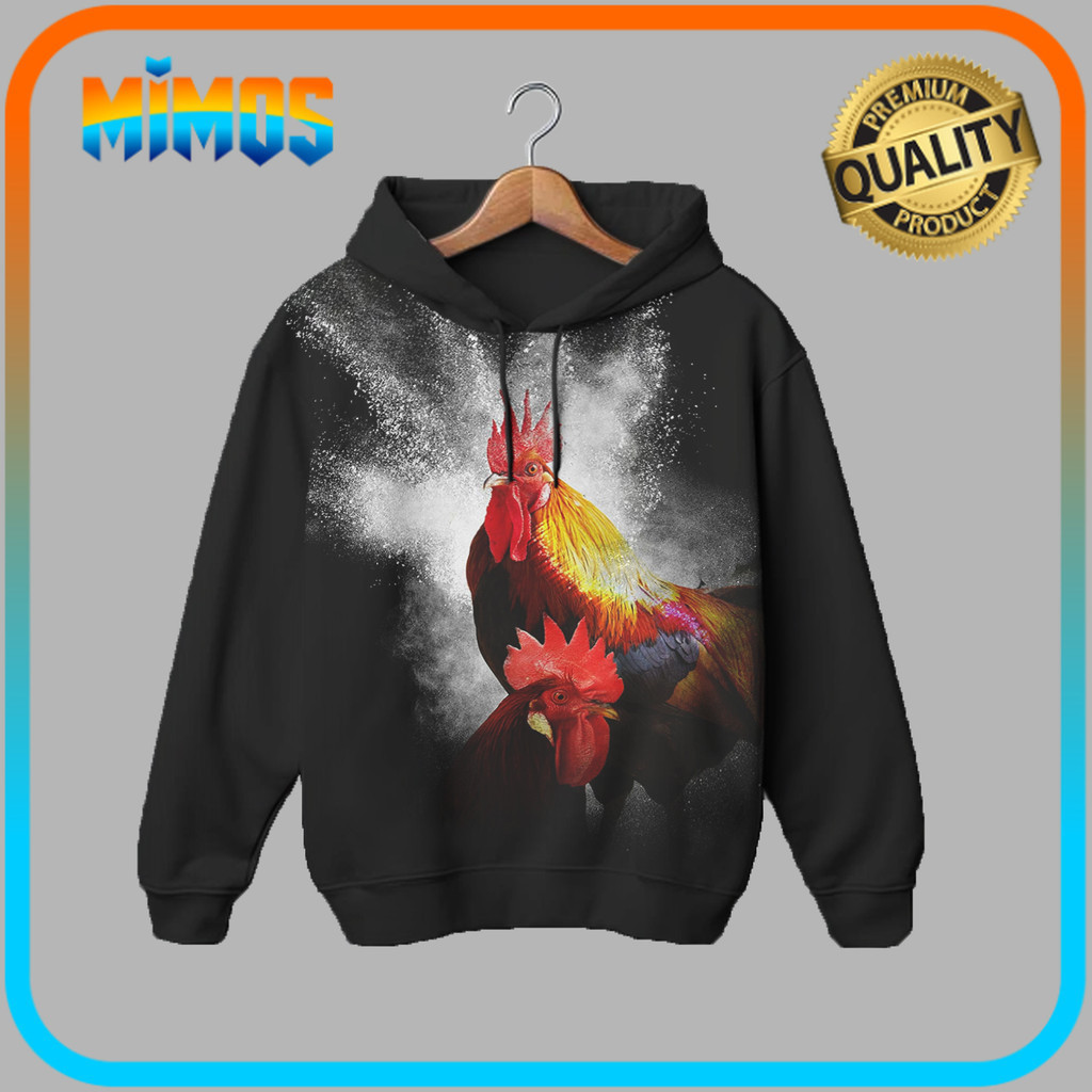 3D Animated TV การ์ตูนไก่เด็ก Hoodie Jacket Chicken Hero 05MM004 _JA สําหรับเด็กอายุ 1-12 ปี