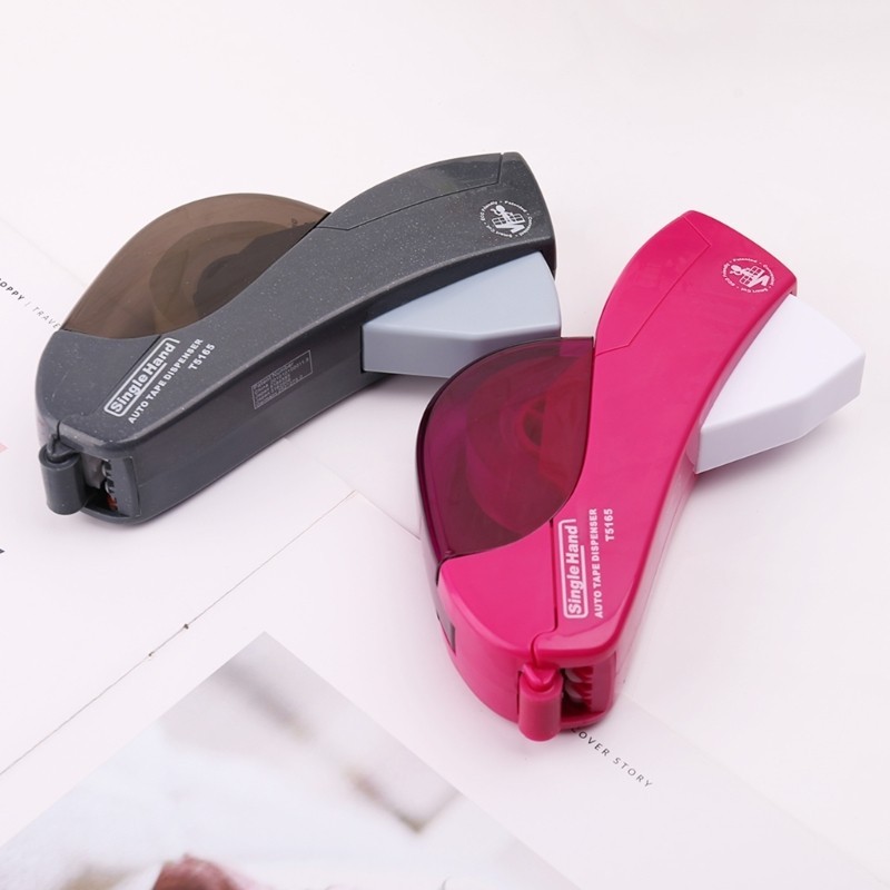 Camp เครื่องจ่ายเทปอัตโนมัติ Hand-held One Press Cutter สําหรับสมุดห่อเศษ