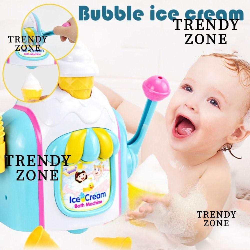 Trendyzone เครื่องทําไอศกรีม โฟม กรวย ของเล่นอาบน้ํา จากโรงงาน