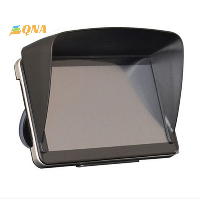 [QNA] ใหม่ 1 PC สีดํา GPS ม่านบังแดด Visor สําหรับ Navigator 7 นิ้วรถ GPS Sun Shade Anti สะท้อนแสง GPS หน้าจอ Visor Hood ใหม่