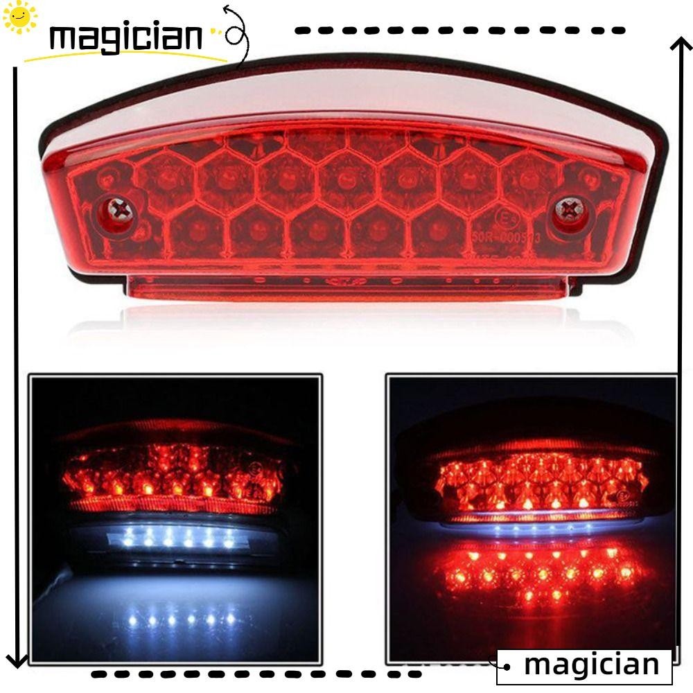 Mag ไฟท้ายรถจักรยานยนต์ Led 21 ดวง 12V สีแดง สีดํา ทนทาน สําหรับ Ducati Mons-ter 400 620 695 750 800 900 S2R S4R