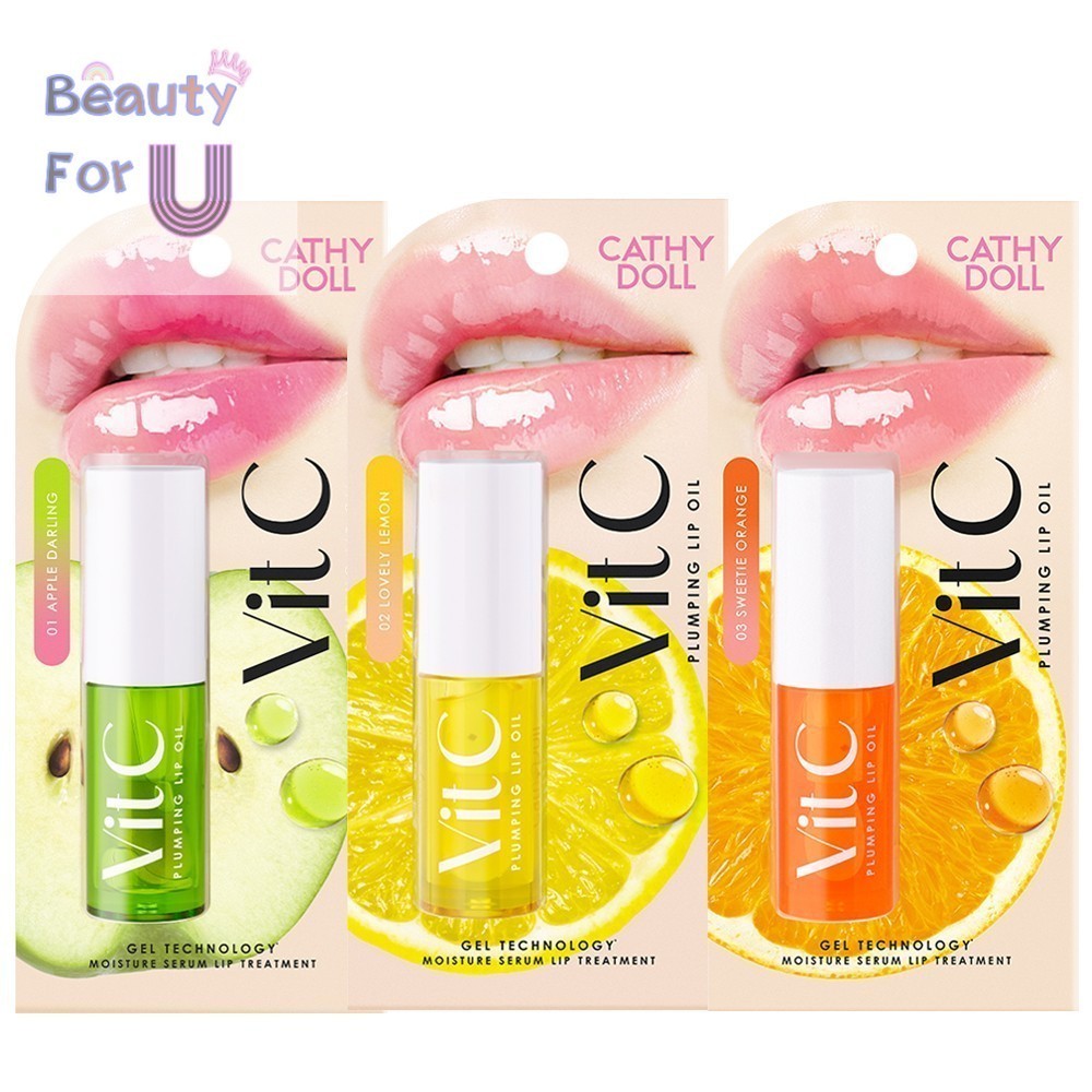 Cathy Doll Vic C Plumping Lip Oil เคที่ดอลล์ วิตซีพลัมปิ้งลิปออยล์ ขนาด 2.4G